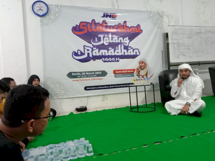 PPPA Daarul Qur'an Banten Syeikh Abdul Basith Musfi Berkunjung ke JNE Cilegon