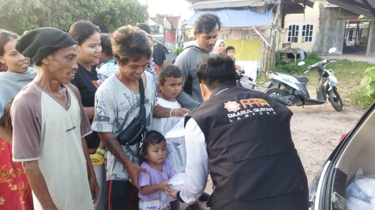 PPPA Daarul Qur’an Lampung Salurkan 915 Paket Buka Puasa di Pekan Pertama Ramadan