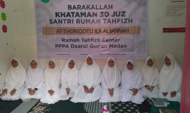 4 Rumah Tahfizh di Sumatera Utara Gelar Khataman 30 Juz Al-Qur'an