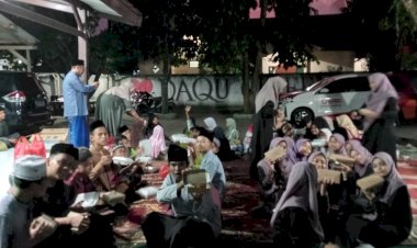 Hangatnya Suasana Buka Puasa Bersama Santri Rumah Tahfidz Ciseeng