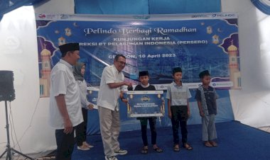 Bersama Pelindo Peduli Berbagi Ramadhan, PPPA Daarul Qur'an Banten Santuni Anak Yatim