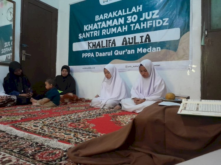 4 Rumah Tahfizh di Sumatera Utara Gelar Khataman 30 Juz Al-Qur'an