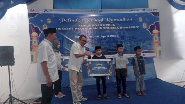 Bersama Pelindo Peduli Berbagi Ramadhan, PPPA Daarul Qur'an Banten Santuni Anak Yatim