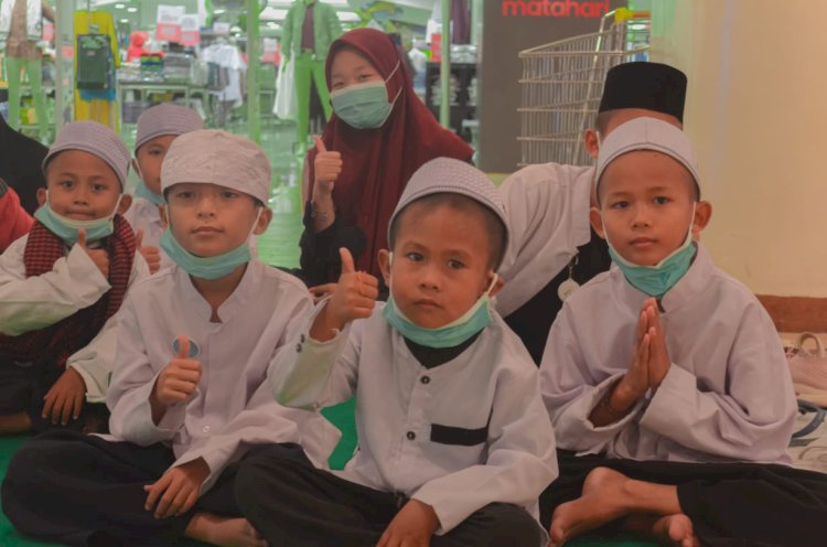 Keceriaan Anak-anak Yatim Warnai Buka Puasa Bersama di Citimall Cilegon