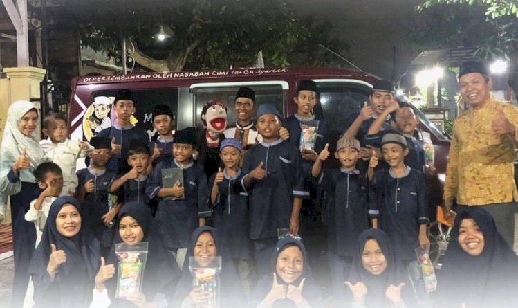 Aksi Mobile Qur'an di Rumah Tahfizh Baabul Jannah Sidoarjo