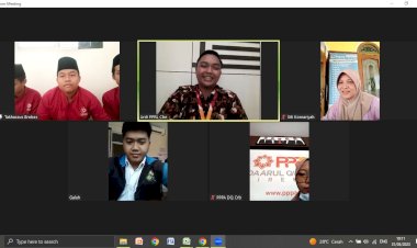 Silaturahmi Online Wali Asuh dengan Santri Pesantren Takhassus Brebes