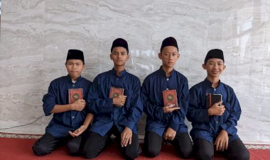4 Santri Pesantren Daarul Jameel Lolos Wisuda Tahfizh Nasional 2023