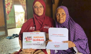 Ungkapan Syukur Pejuang Qur'an yang Bisa Berqurban dari Sedekah Patungan Qurban