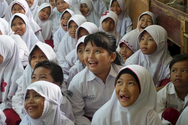 Gelak Tawa dan Teriakan Semangat Siswa SDN Malabar saat Aksi Mobile Quran