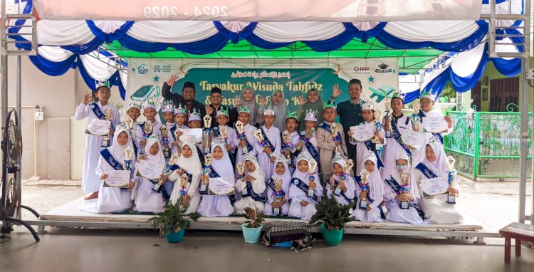 Penyaluran Al-Qur'an dan Wisuda Tahfizh Santri Rumah Tahfizh Ahlul Qur'an Cilegon