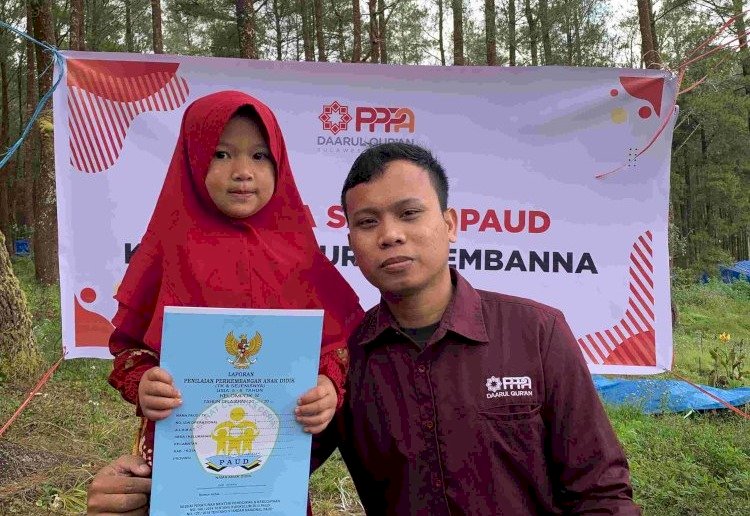 Euforia Wisuda Santri PAUD Kampung Qur'an Lembanna