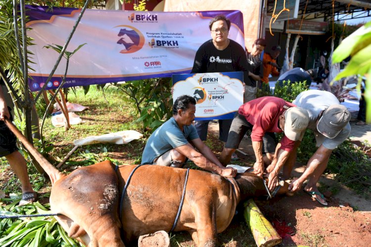 Sedekah Qurban 1444 H, BPKH RI dan Laznas PPPA Daarul Qur'an Salurkan 220 Hewan Qurban 