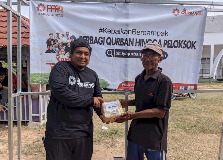 PPPA Daarul Qur'an Banten Sembelih 9 Hewan Qurban