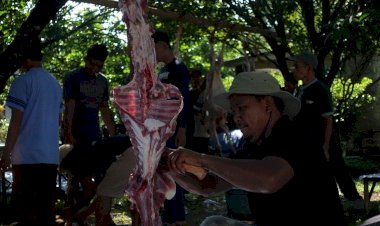Antusiasme Warga Kampung Nanggela dalam Perayaan Hari Raya Idul Adha 1444 H