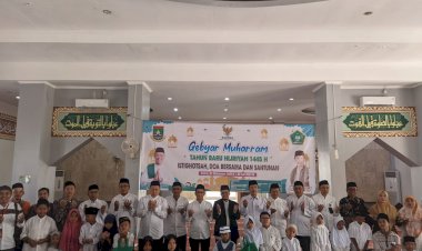 Sambut Tahun Baru Islam, KEMENAG dan LAZNAS Kota Cilegon Santuni Anak Yatim
