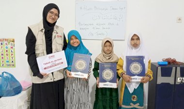 PPPA Daarul Qur'an Medan Salurkan Al-Qur'an untuk Rumah Qur'an Ainasyifa'