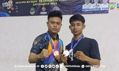 Mahasiswa Idaqu Juara 3 Kungfu di Fornas Jabar 2023