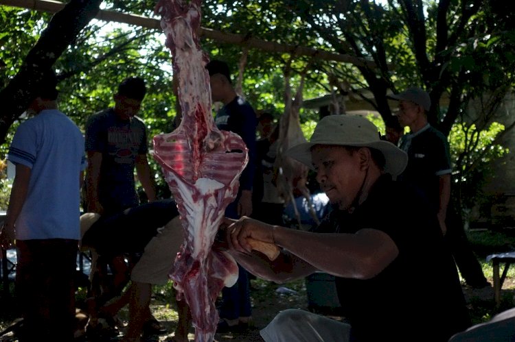 Antusiasme Warga Kampung Nanggela dalam Perayaan Hari Raya Idul Adha 1444 H