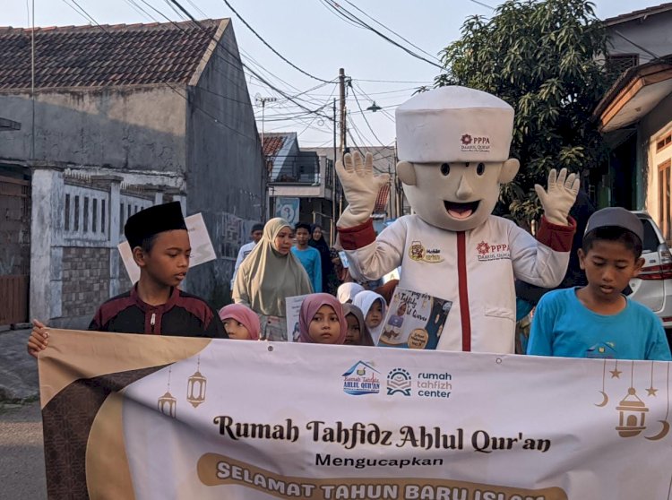 Peringati Tahun Baru Islam 1445 H, Rumah Tahfizh AQU dan PPPA Daarul Qur'an Banten Gelar Pawai