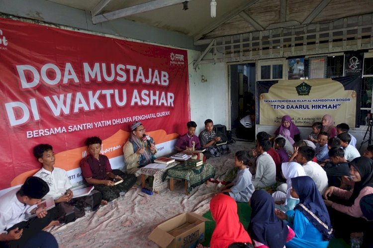 Momen Lebaran Yatim, PPPA Daarul Quran Bogor Gelar Khataman dan Buka Puasa Bersama