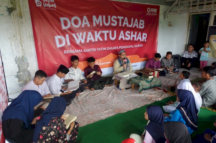 Momen Lebaran Yatim, PPPA Daarul Quran Bogor Gelar Khataman dan Buka Puasa Bersama