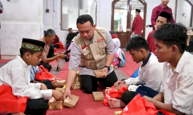 Buka Puasa Bersama di Momen Lebaran Yatim