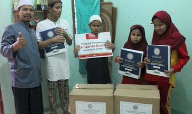 Al-Qur’an Braille Untuk Santri Difabel Rumah Tahfizh Aisyah Luqman