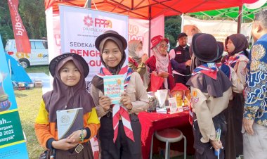 PPPA Daarul Qur’an Bandung Ramaikan Jambore Pramuka Madrasah 2023 se-Jawa Barat