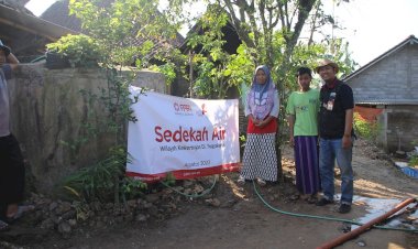 Sedekah Air Bersih untuk Warga Gunungkidul yang Alami Kekeringan Sejak Awal 2023