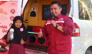 Aksi Mobile Quran di Rumah Tahfizh Al Barkah