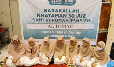 Tepat 2 Tahun Perjalanan, Santri Rumah Tahfizh Al-Hijrah Gelar Khataman Al-Qur'an 30 Juz