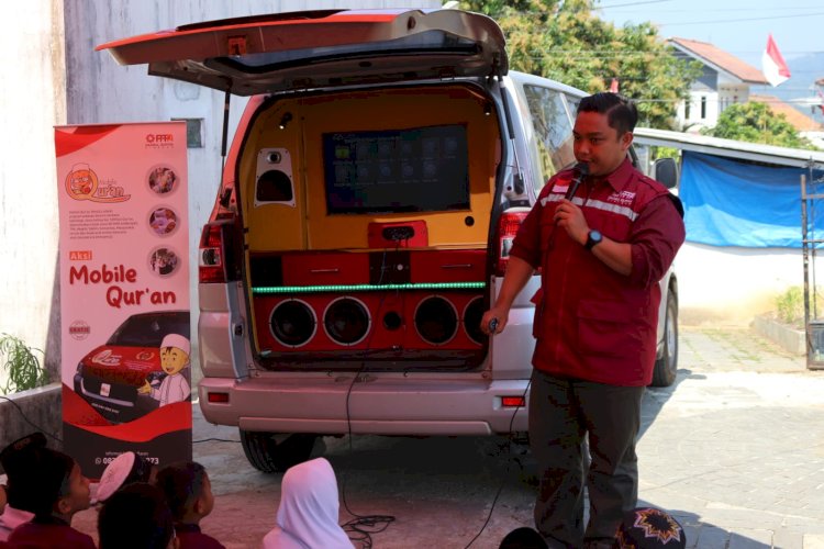 Aksi Mobile Quran di Rumah Tahfizh Al Barkah