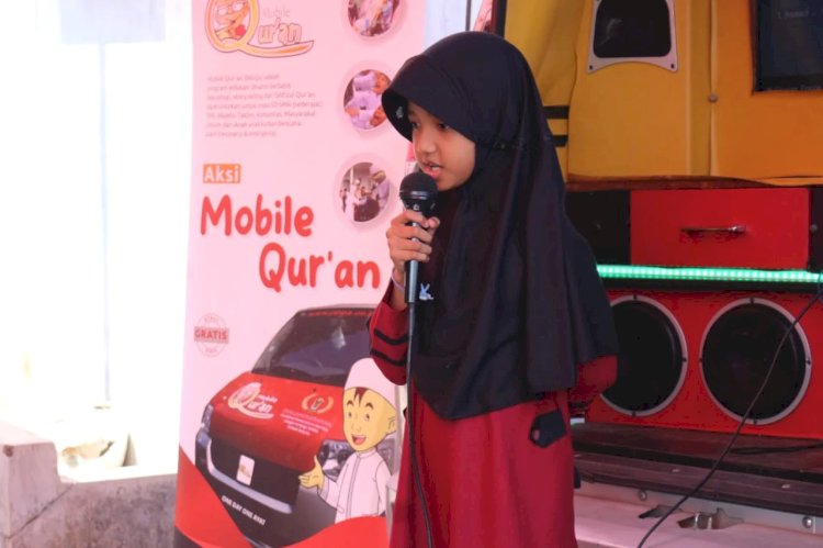 Aksi Mobile Quran di Rumah Tahfizh Al Barkah