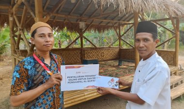 PPPA Daarul Qur'an Lampung Salurkan Program Saung Tahfidz untuk Santri Rumah Tahfidz Bani Rija