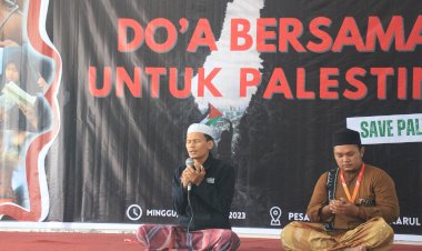 Lantunan Doa untuk Palestina di Peringatan Hari Santri Nasional
