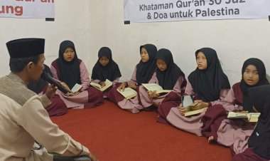 Khataman dan Doa Bersama untuk Palestina di GRHA Tahfidz PPPA Daarul Qur'an Lampung