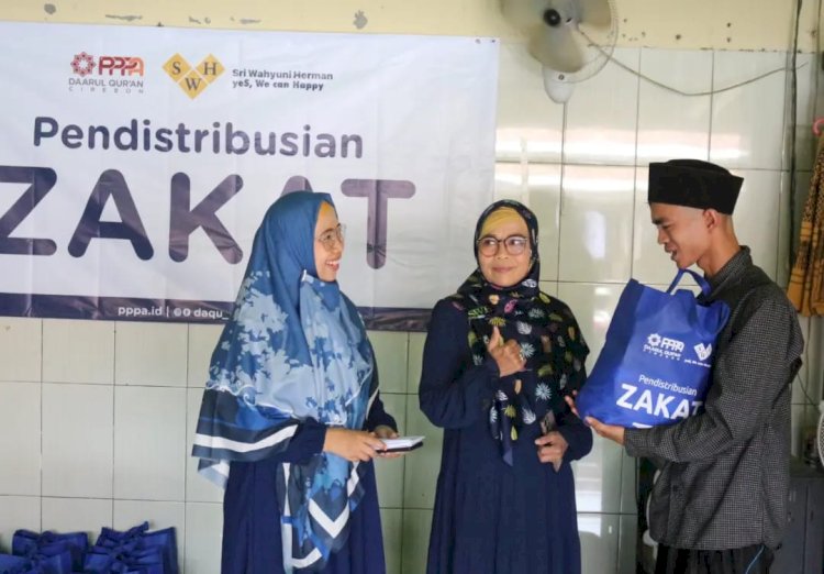 PPPA Daarul Qur’an Cirebon Distribusikan Zakat Maal Amanah Mitra Kerja Sama