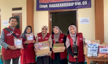 Trauma Healing & Penyaluran Bantuan Pasca Bencana Gempa Bumi Sumedang