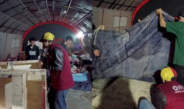Darurat Paket Kayu dan Alas Tenda Pascagempa Sumedang