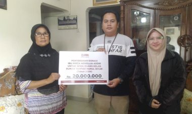 Laznas PPPA Daarul Quran Bogor Berikan Bantuan Biaya Sewa untuk Rumah Tahfidz Tunanetra Nurul Qolbi