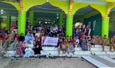 Al-Qur'an Wakaf  Untuk Adik-Adik Mengaji Pulau Kampai, Langkat