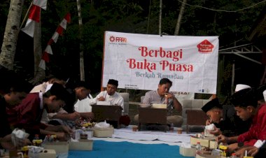 Momen Kebersamaan Buka Puasa di Pesantren Tahfizh Daarul Quran Cinagara