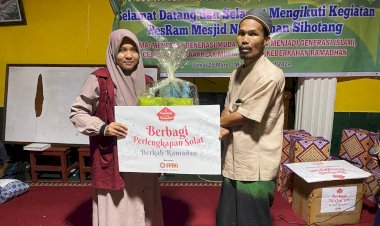 PPPA Daarul Qur'an Medan Berbagi Perlengkapan Sholat di 2 Masjid Kampung Sihotang Kabupaten Samosir