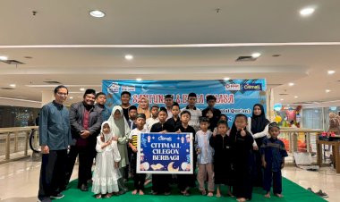 Santunan dan Buka Puasa Bersama Anak-anak Yatim dan Penghafal Al-Qur'an di Citimall Cilegon