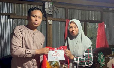 Bingkisan Lebaran untuk Pejuang Qur'an di Kampung Qur'an Lembanna