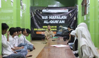 Ujian Tahfizh SMAN 5 Yogyakarta Berama Laznas PPPA Daarul Qur'an