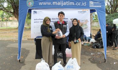 Sinergi Menyalurkan Amanah Donatur, Mandiri Amal Insani bersama PPPA Daarul Qur'an Membagikan Daging Qurban