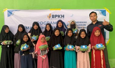 Hari Tasyrik 3, PPPA Daarul Qur'an Sulsel Berbagi Daging Qurban di Kaki Gunung Bawakaraeng