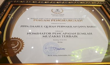 PPPA Daarul Qur'an Raih Penghargaan di Baznas Award Jawa Barat 2024