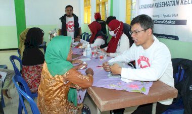 Layanan Kesehatan Gratis Untuk Warga Kampung Qur'an Sipelot Malang